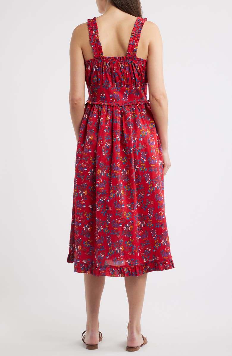 MILLE Calla Floral Cotton Sundress, Alternate, color, Isola