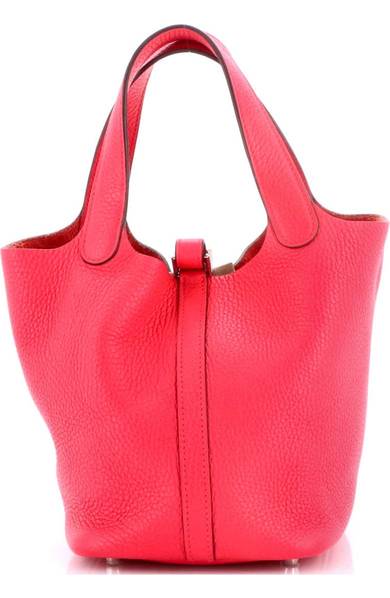 Pre-Owned Hermes Picotin Lock Bag Clemence PM, Alternate, color, Rose Extreme