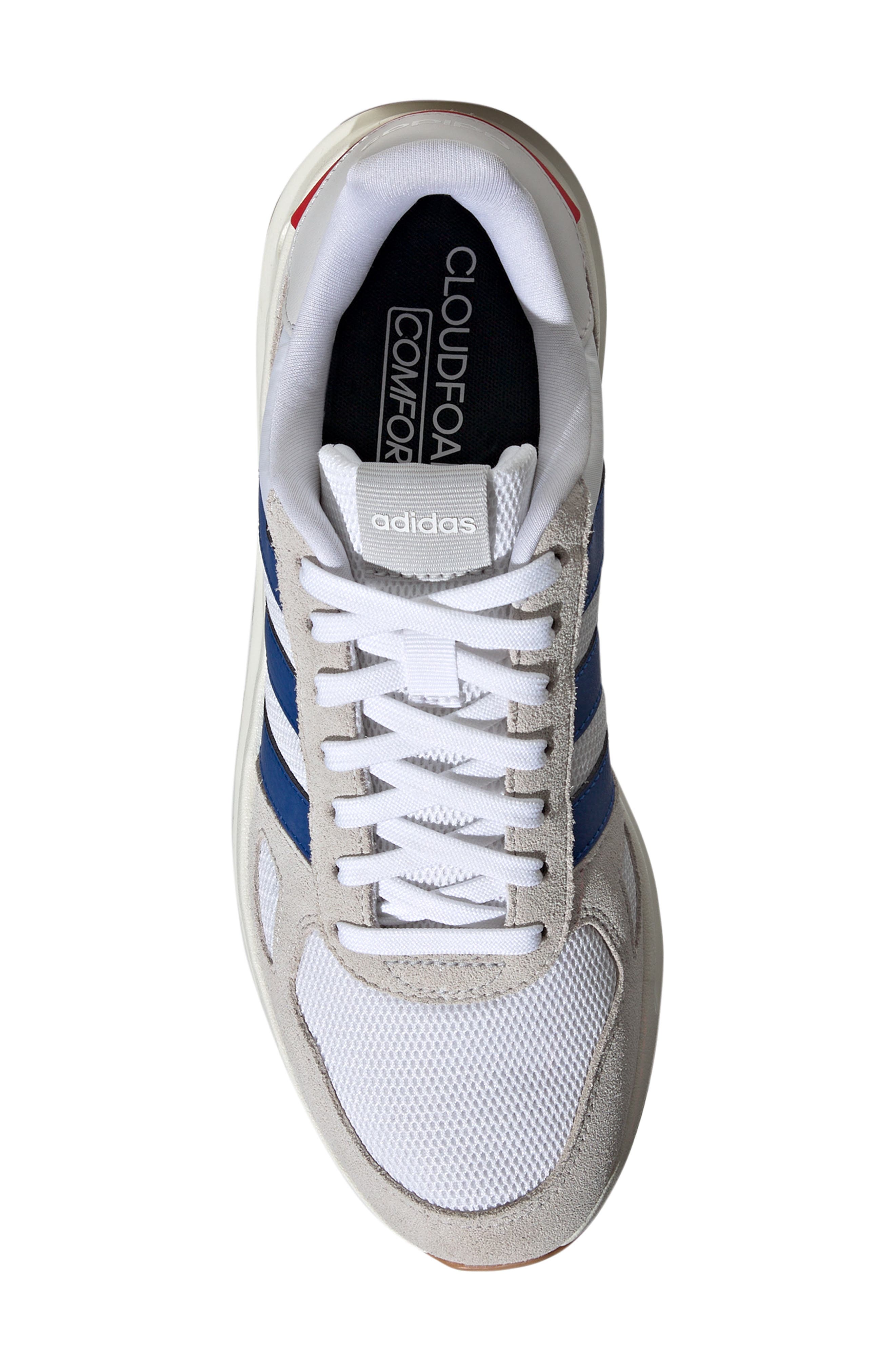 Run 84 Sneaker, Alternate, color, WHITE/ ROYAL/ GREY