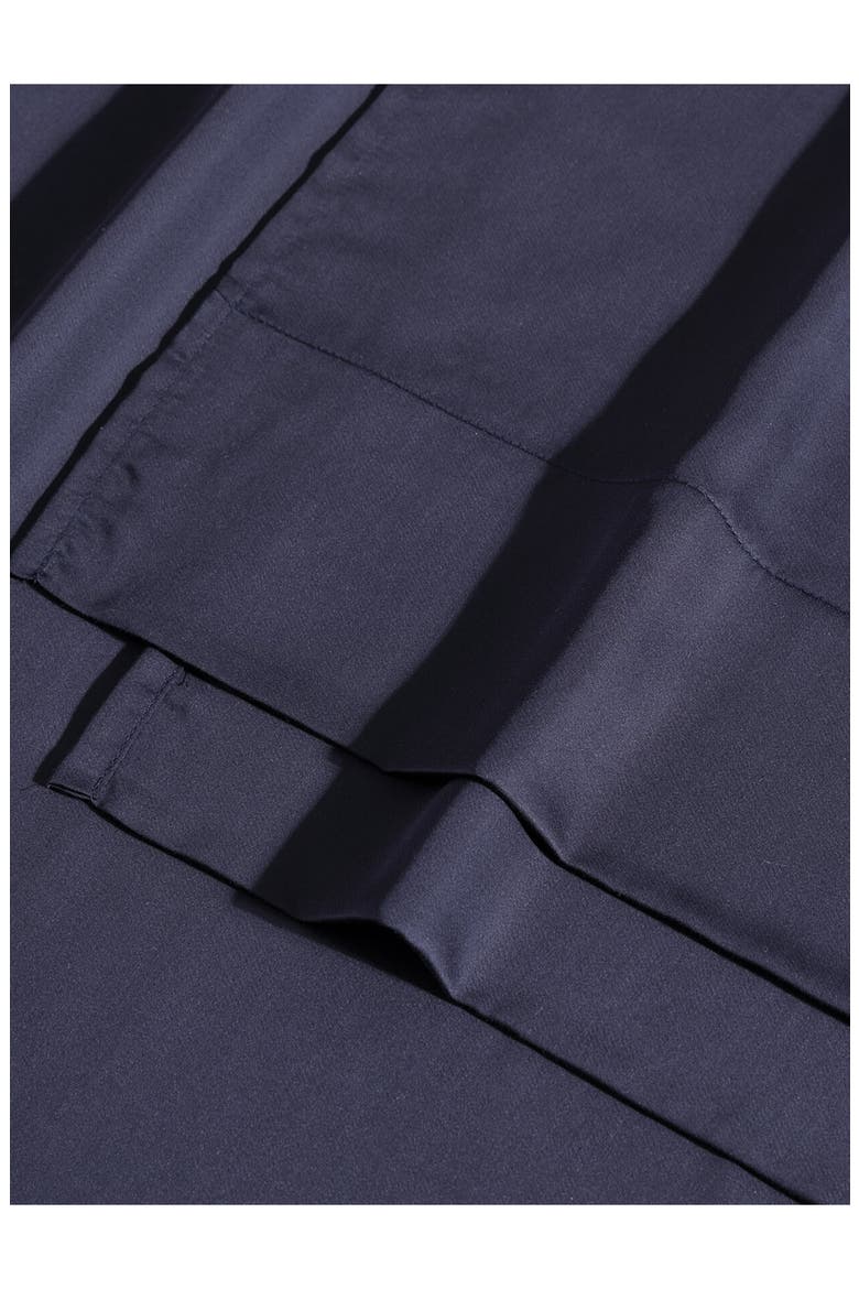 Silky Flat Sheet, Alternate, color, BARITONE BLUE
