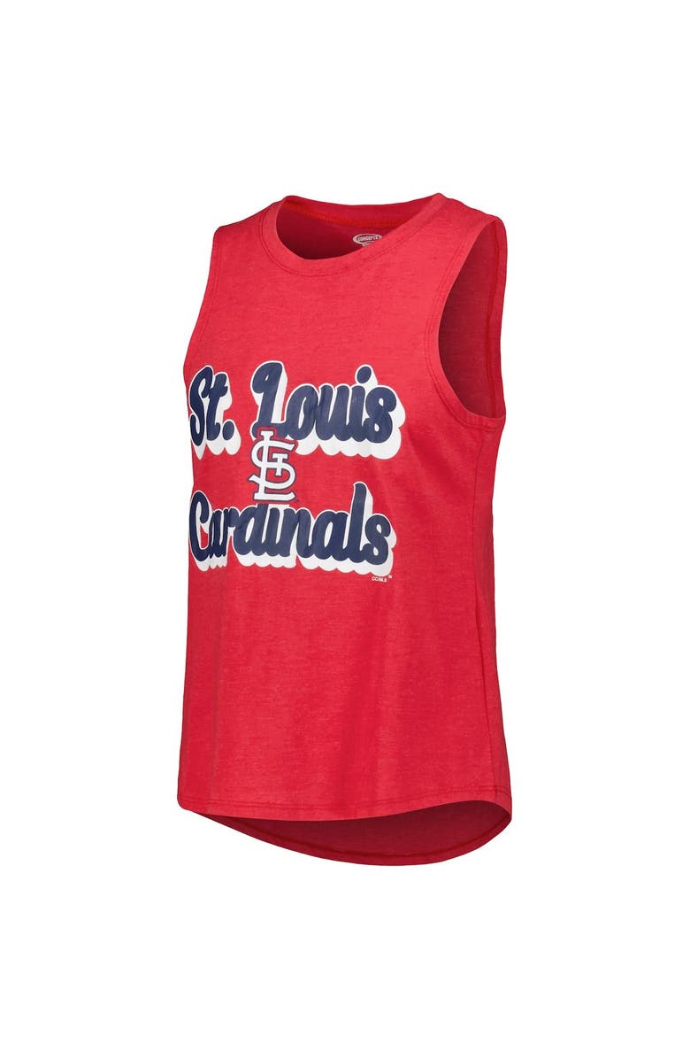 CONCEPTS SPORT Women's Concepts Sport Navy/Red St. Louis Cardinals Wordmark Meter Muscle Tank Top & Pants Sleep Set, Alternate, color, Navy