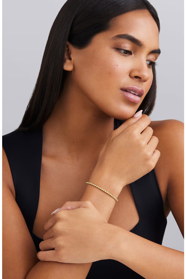 Caviar Gold 18K Gold Cuff Bracelet, Alternate, color, GOLD