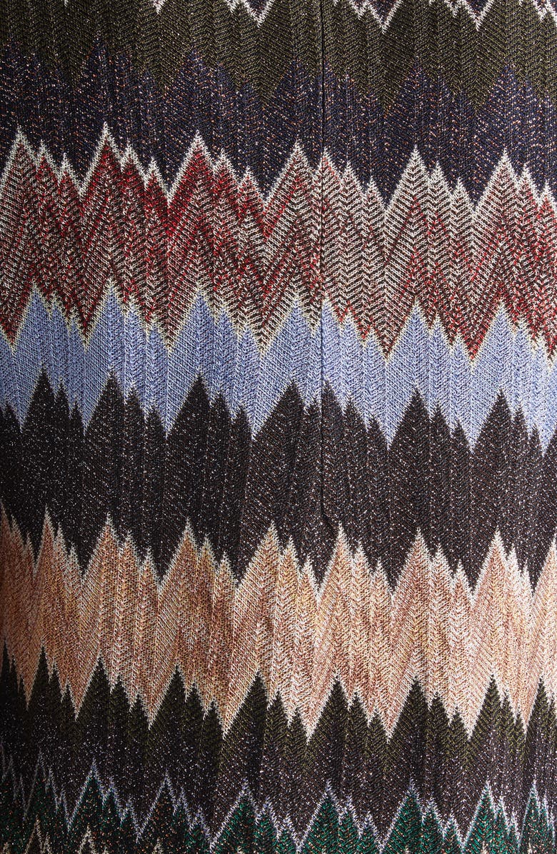 Missoni Metallic Raschel Knit Dress, Alternate, color, Multicolor Black