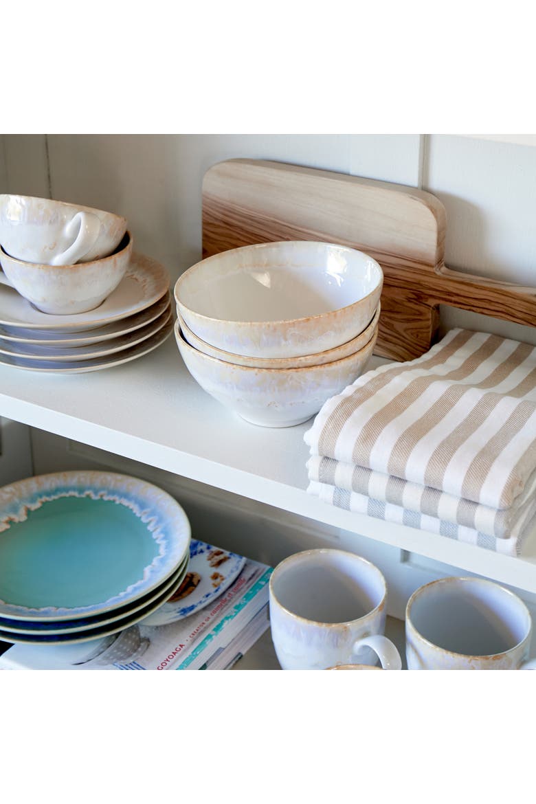 Taormina Set/6 cereal bowls, Alternate, color, White