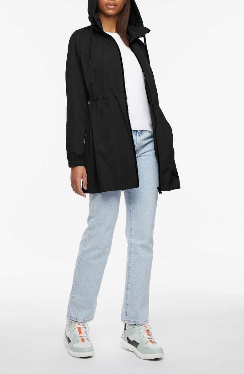 Bernardo Rain Hooded Jacket, Alternate, color, 
