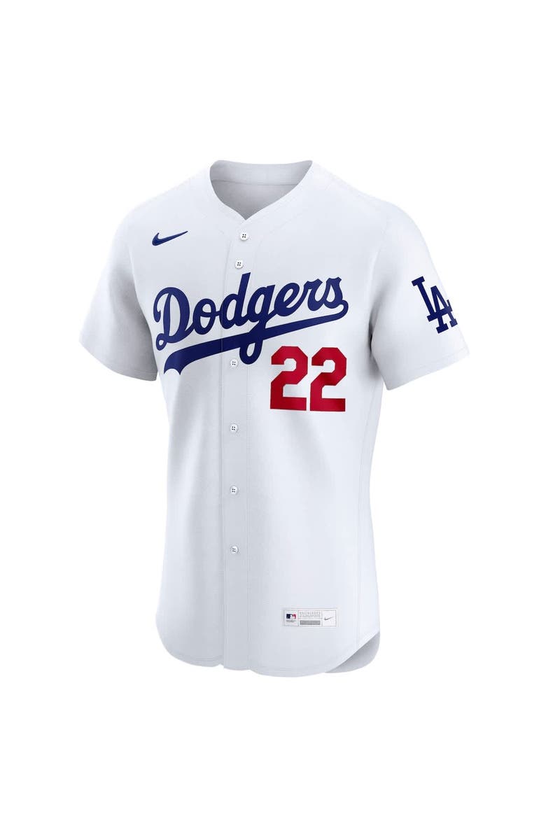 Nike Men's Nike Clayton Kershaw White Los Angeles Dodgers Home Elite Jersey, Alternate, color, 