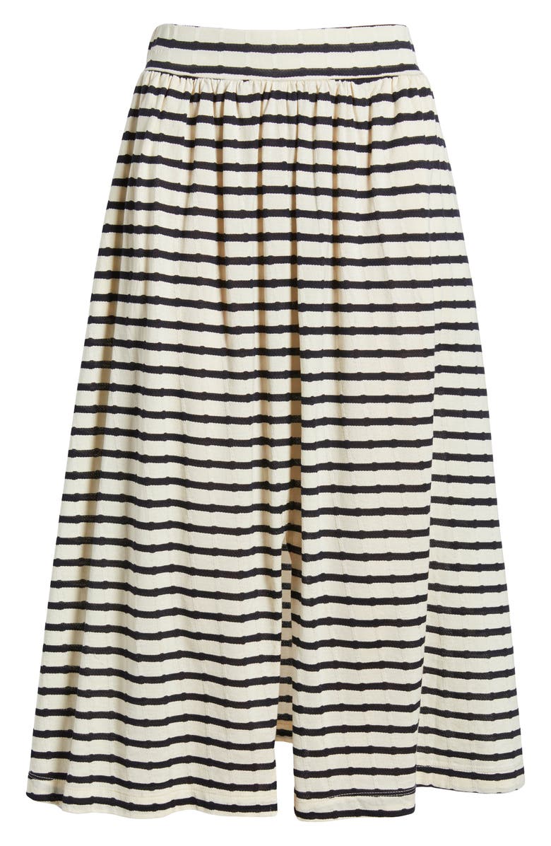 Nation LTD Vida Tiered Smocked Waist Skirt, Alternate, color, Night Sky Stripe