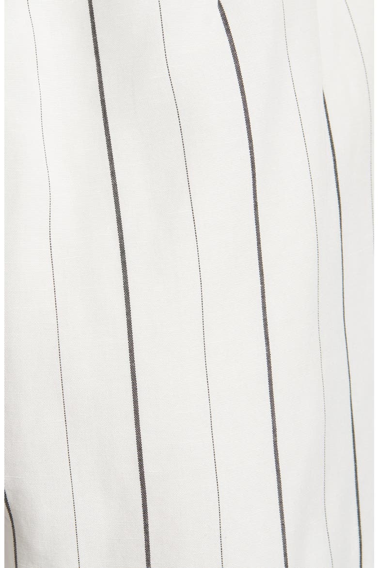 Elena Stripe Romper, Alternate, color, IVORY