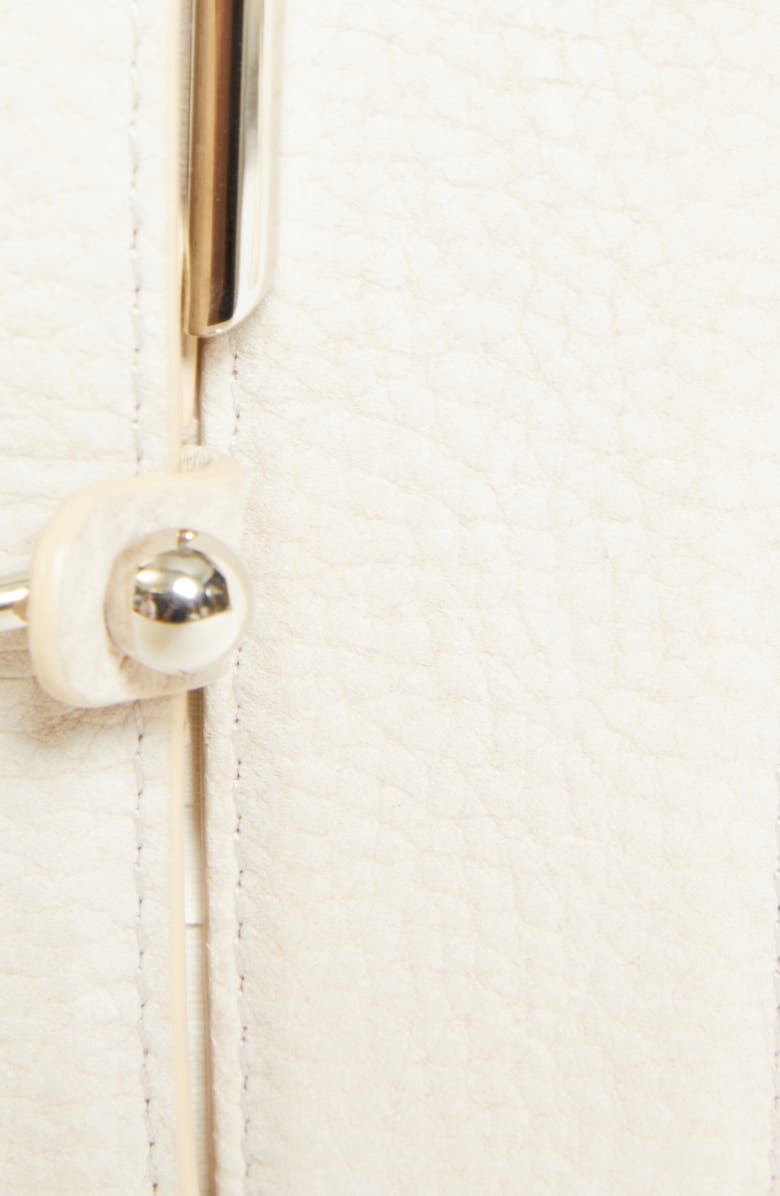 Christian Louboutin Chambeliss Leather Belt, Alternate, color, Bg3e-Beige/ Silver