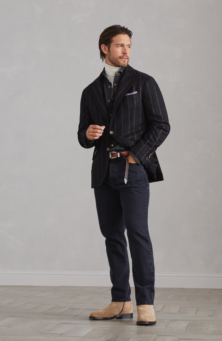 Brunello Cucinelli Lightweight denim shirt, Alternate, color, 