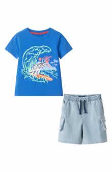 Andy & Evan Kids' Graphic T-Shirt & Shorts Set