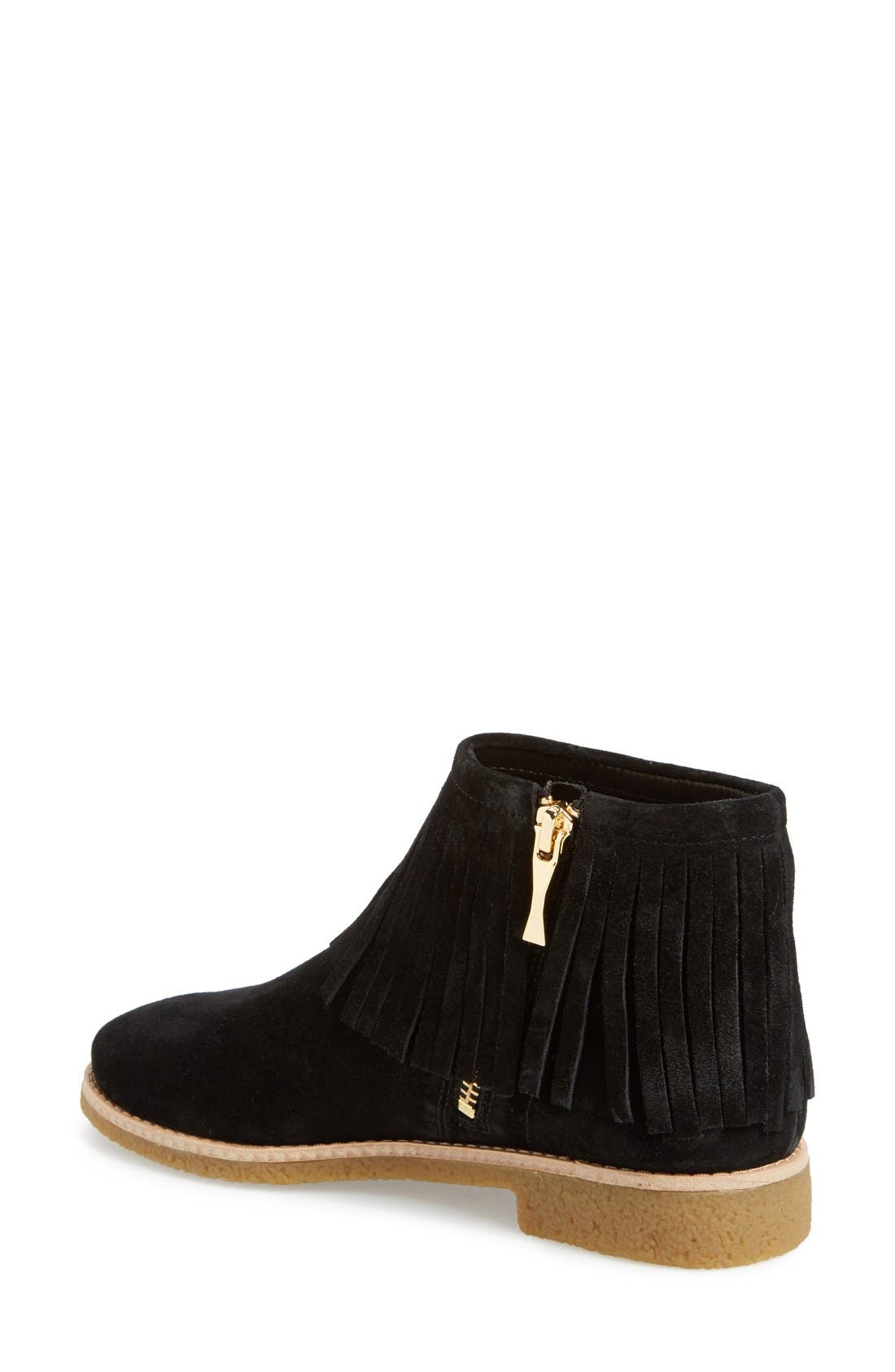 Kate Spade New York 'betsie' fringe bootie, Alternate, color, 