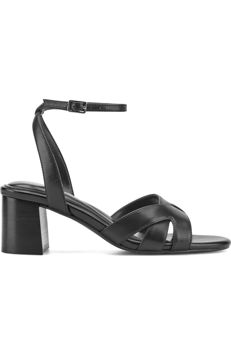 Easy Spirit Delicia Ankle Strap Sandal, Alternate, color, Black