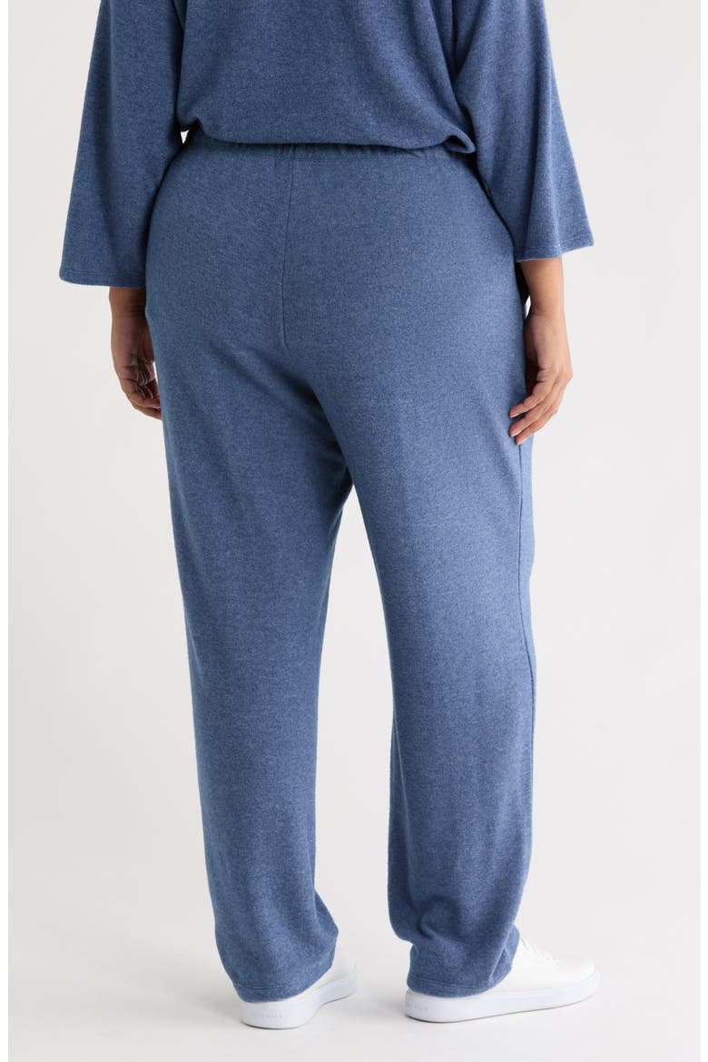 Hacci Knit Pull-On Pants, Alternate, color, INDIGO HEATHER