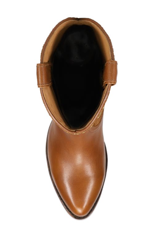Frye Billy Studded Western Boot In Brown