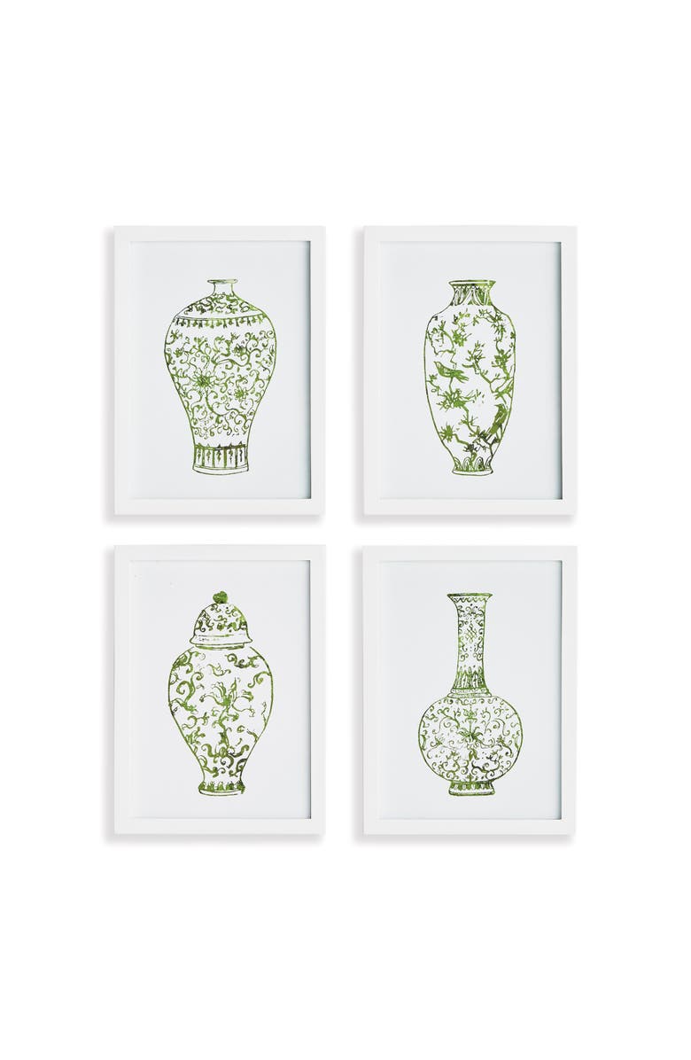 Napa Home & Garden Imperial Petite Prints St/4, Main, color, Green