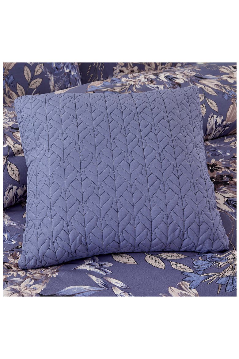 Print Comforter & Sham Set, Alternate, color, SILVER/ PURPLE