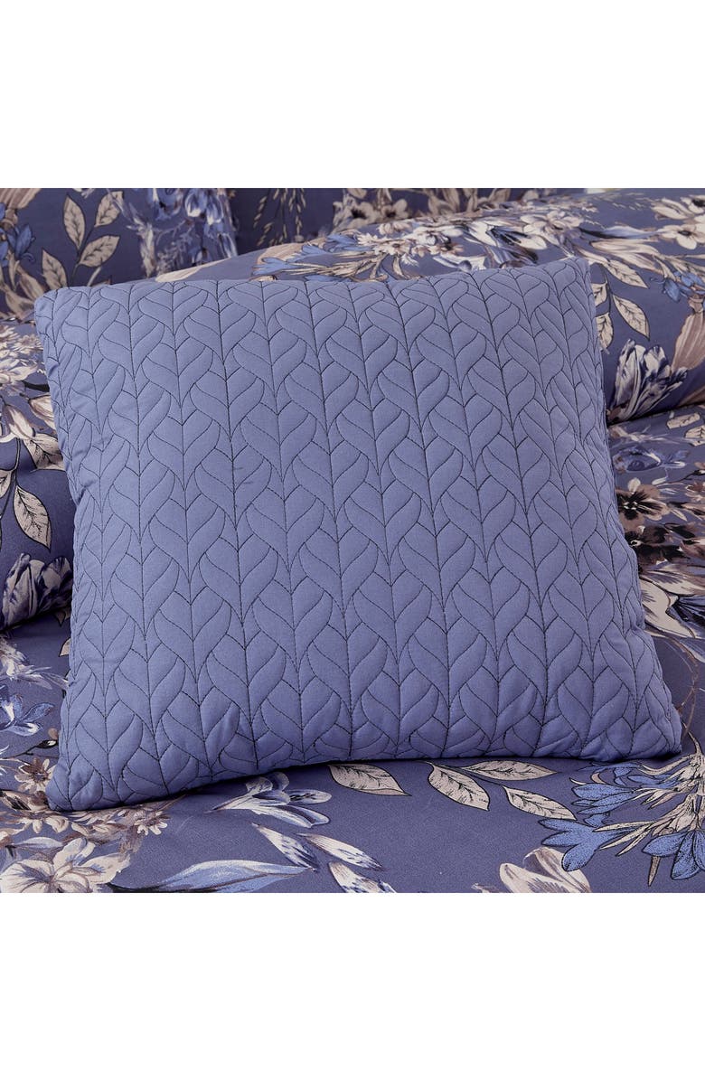 Modern Threads Print Comforter & Sham Set, Alternate, color, Silver/ Purple