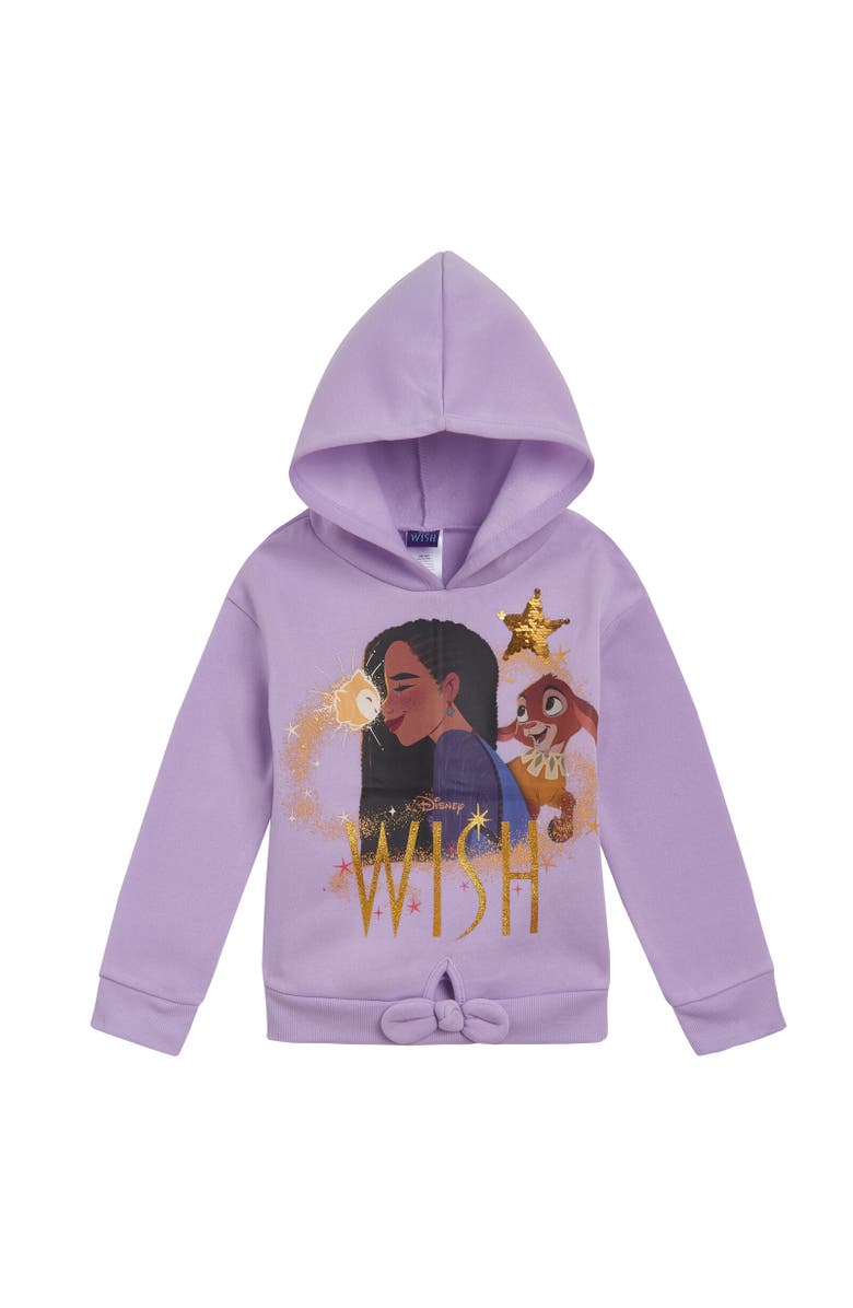 Disney Wish Fleece Hoodie & Pants Set, Alternate, color, Purple