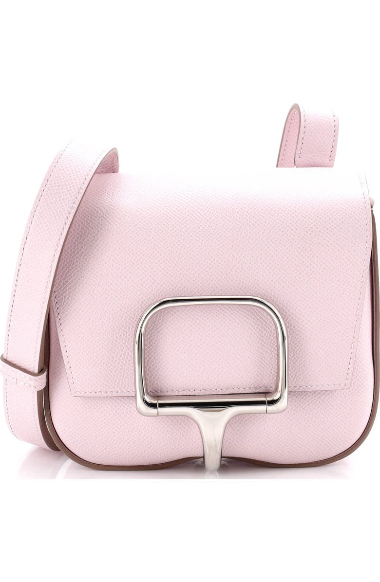 Pre-Owned Hermes Della Cavalleria Shoulder Bag Epsom Mini, Main, color, Mauve Pale