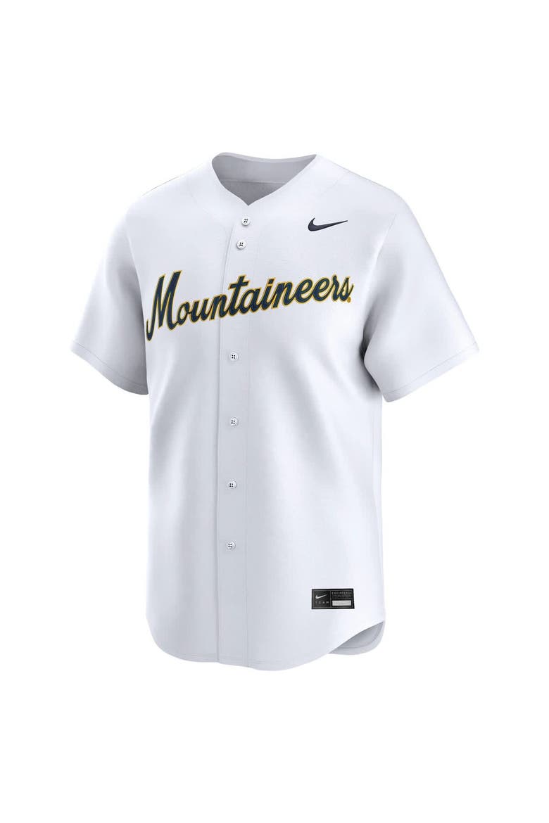 Men's Nike White West Virginia Mountaineers College Limited Baseball Jersey, Alternate, color, White