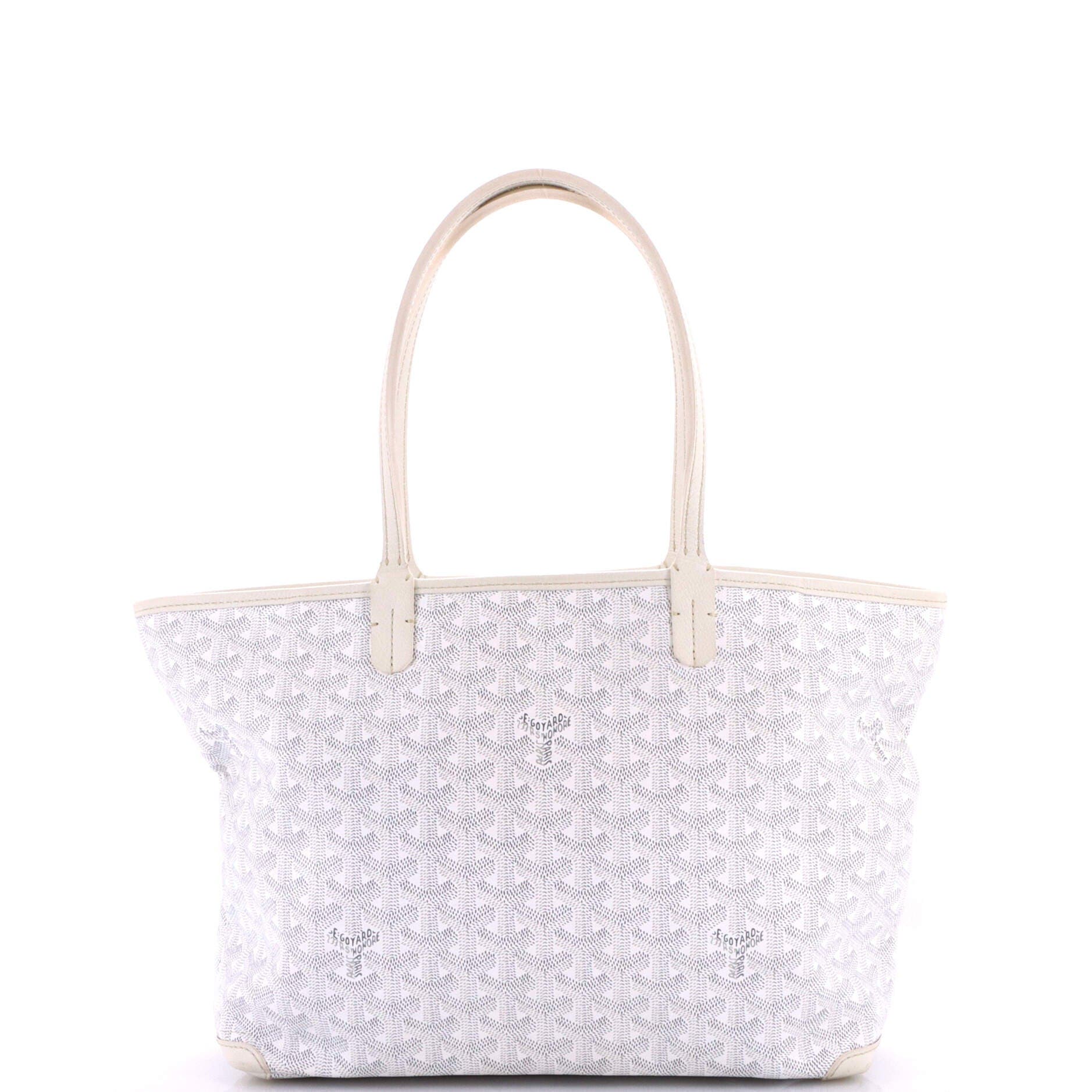 Artois Tote Coated Canvas PM, Alternate, color, White