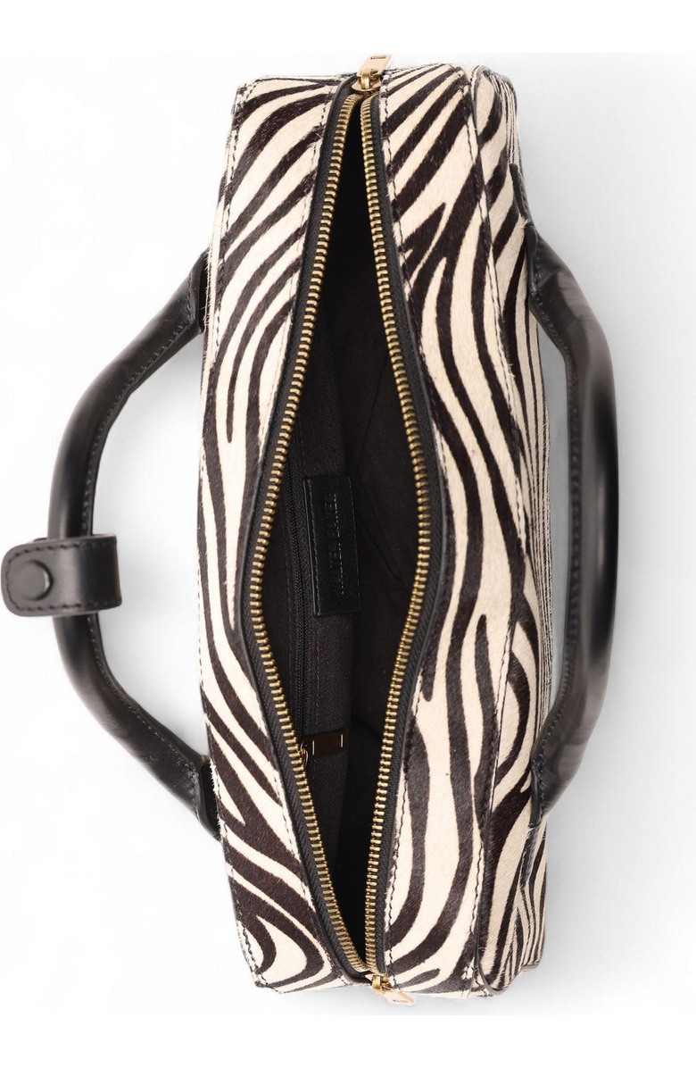 Walter Baker Delilah Satchel, Alternate, color, Zebra Calf Hair
