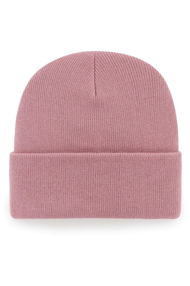 Women's '47  Pink New Orleans Saints Haymaker Cuffed Knit Hat, Alternate, color, Pink