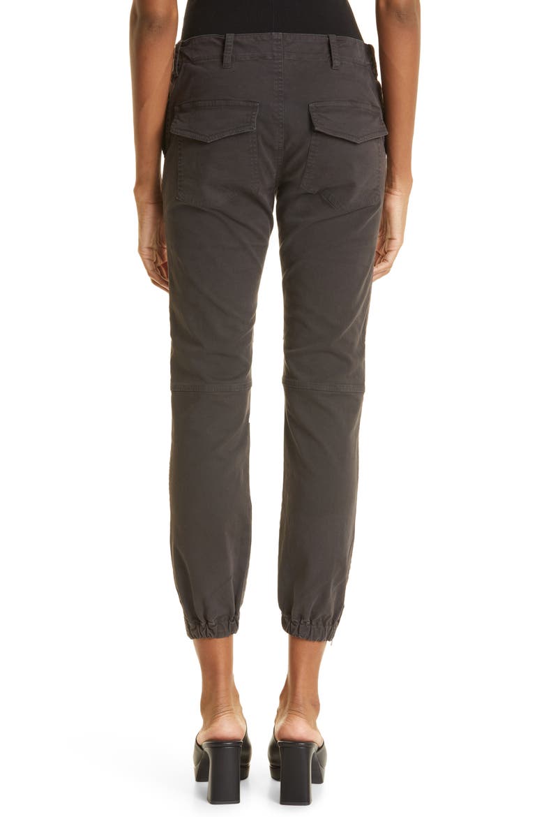 Stretch Cotton Twill Crop Military Pants, Alternate, color, CEDAR