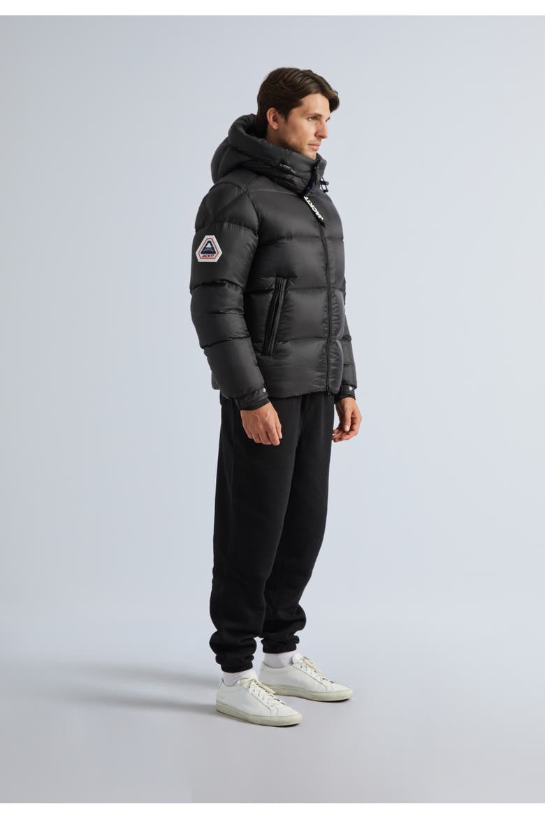 Insulated Quilted Puffer Jacket, Alternate, color, Black