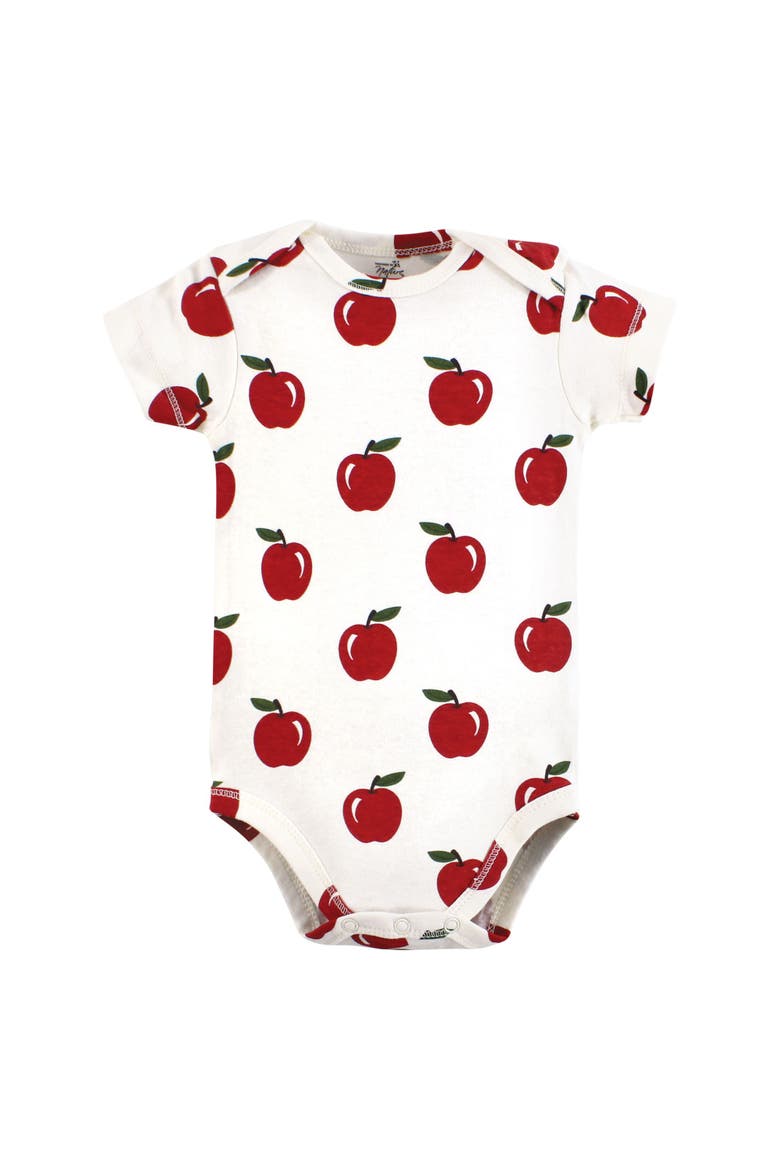 Organic Cotton Bodysuits, Alternate, color, Fruits And Veggies
