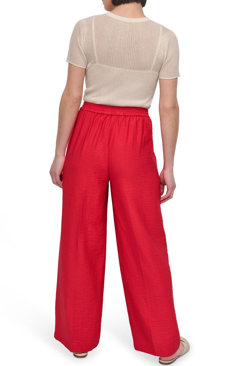 DKNY Drawstring Pants, Alternate, color, Summer Cherry