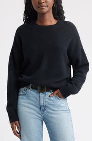 Treasure & Bond Pointelle Wool & Cashmere Sweater