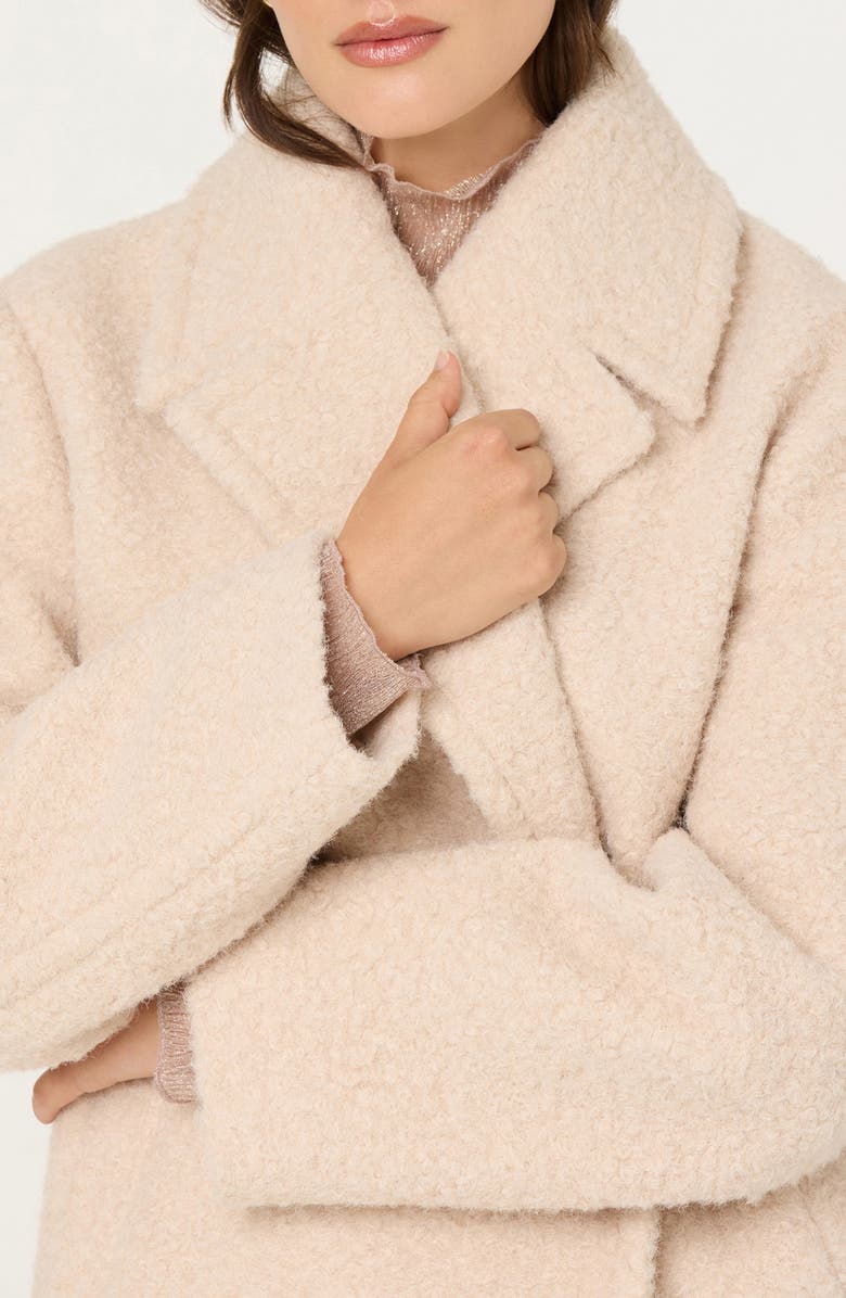 ASTR the Label Kyra Metallic Mock Neck Shirt, Alternate, color, Champagne