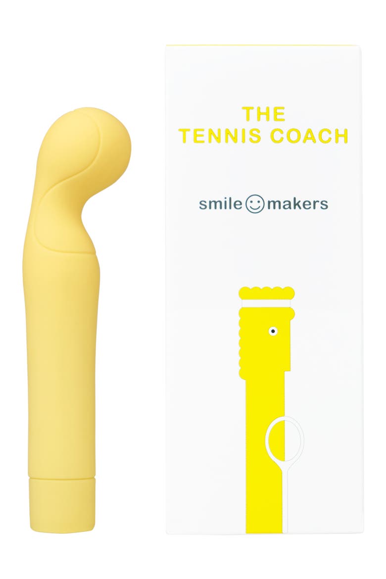 The Tennis Coach Vibrator, Main, color, YELLOW