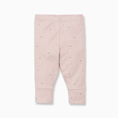 Mori Kids' Legging With Cuff In Pink