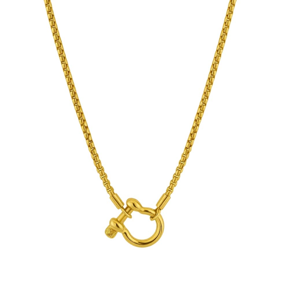 Gold Necklace Gold Carabiner