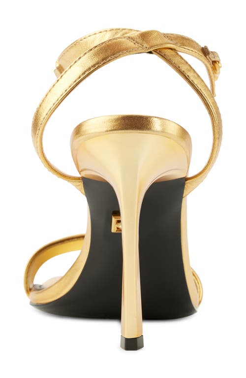 Donna Karan New York Corin Chain Ankle Strap Sandal In Gold