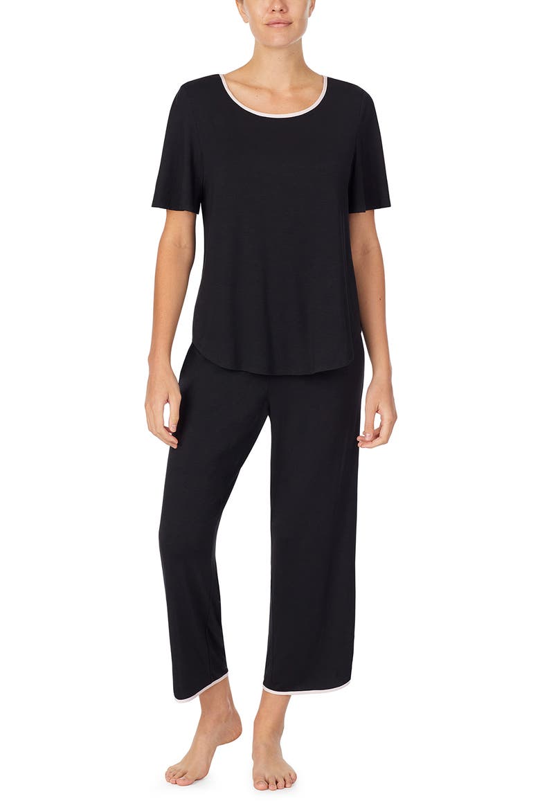 dot print pajamas, Main, color, BLACK