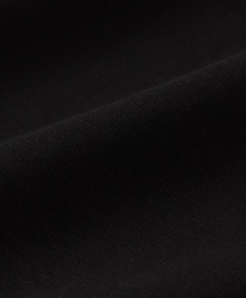 Pact Organic Cotton Luxe Stretch Jersey Slim Long Sleeve Tee In Black