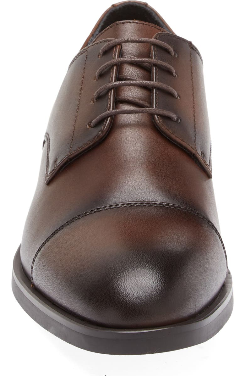 Nordstrom Elliott Cap Toe Lace-Up Derby, Alternate, color, Brown Clove