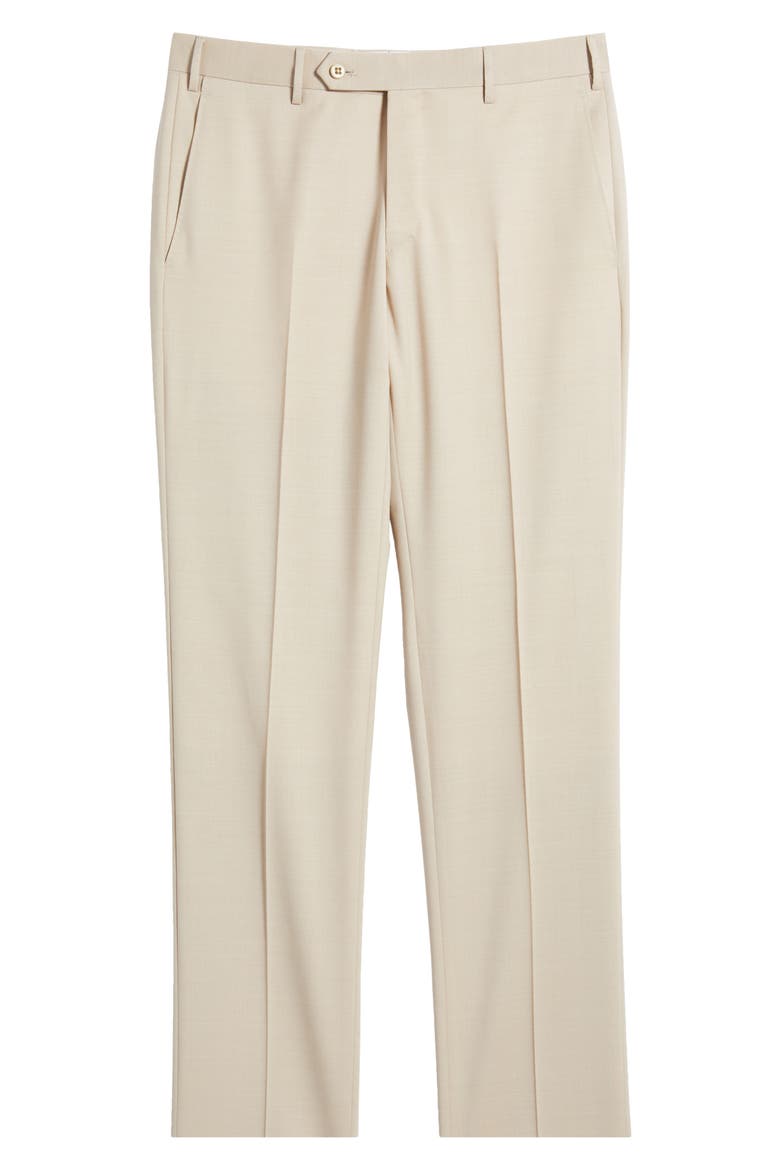 Parker Stretch Wool Trousers, Alternate, color, LIGHT KHAKI