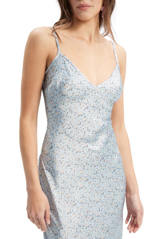 Bardot Brynlee Floral Slipdress In Baby Blue Floral