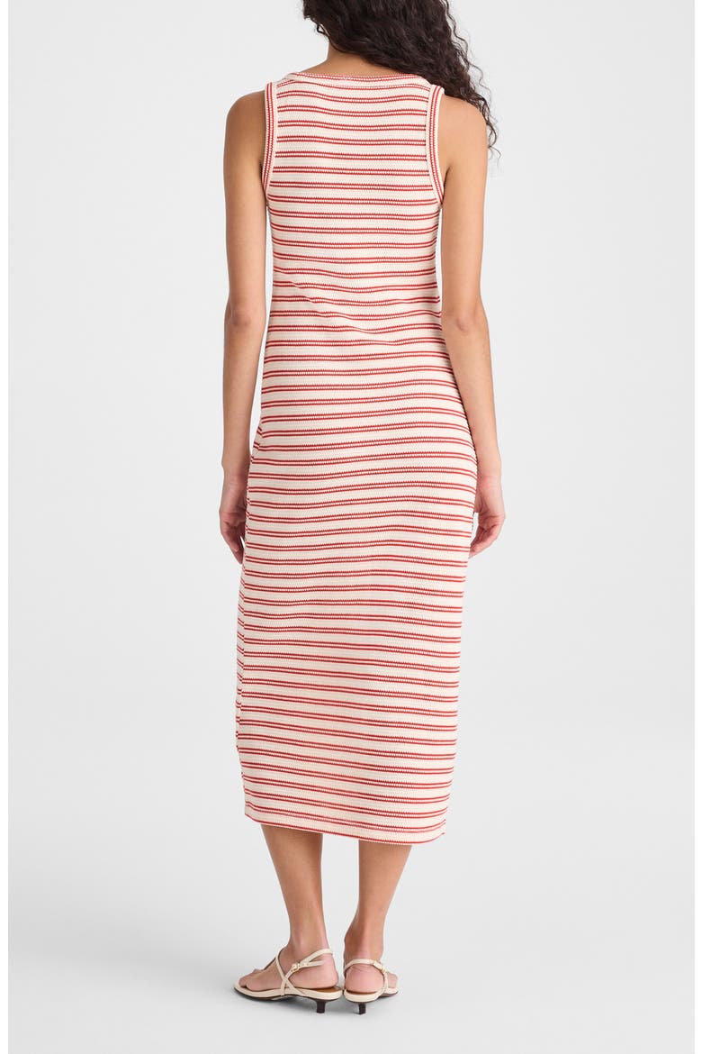 Scoop Neck Tank Maxi Dress, Alternate, color, TEXTURED STRIPE JACQUARD