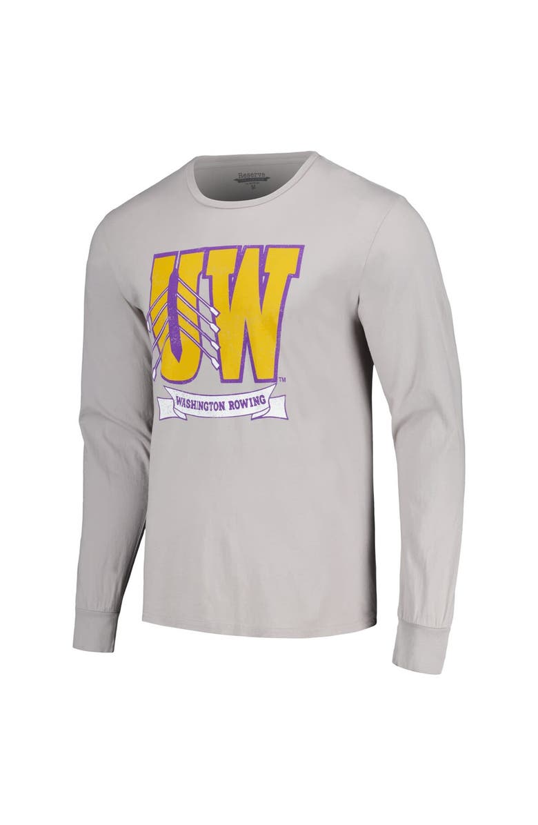 BLUE 84 Men's Blue 84  Gray Washington Huskies Rowing The Boys in the Boat Long Sleeve T-Shirt, Alternate, color, 