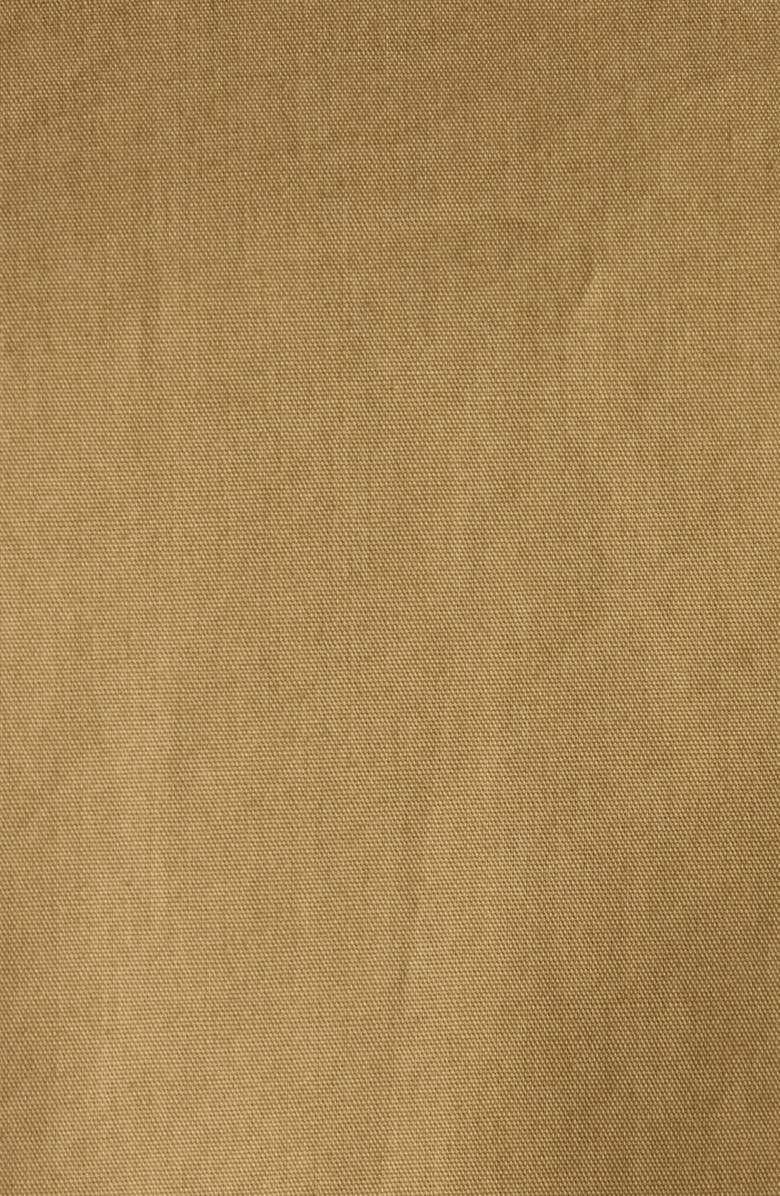 Chloé Puff Sleeve Cotton Poplin Crop Top, Alternate, color, Amber Olive