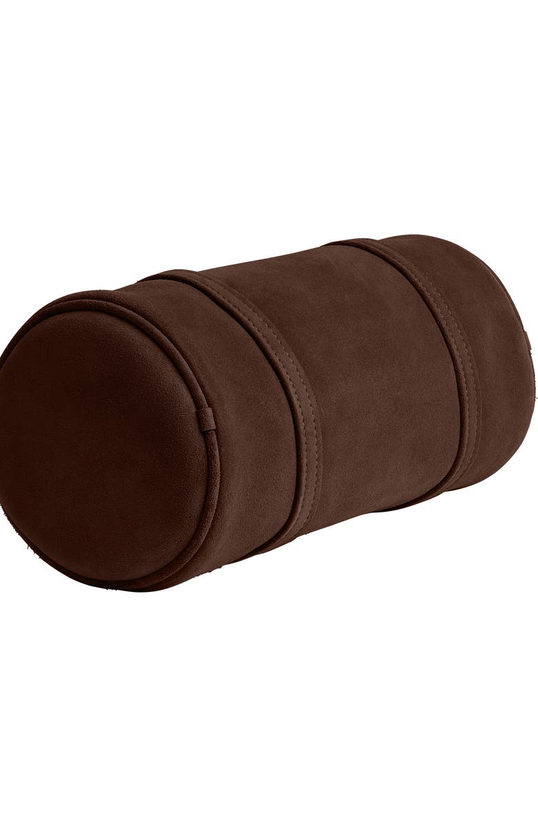 COACH Kisslock 28 Leather Barrel Bag, Alternate, color,