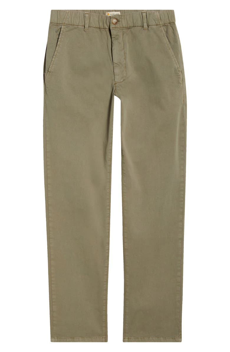 Marine Layer Saturday Slim Straight Leg Twill Chinos, Alternate, color, Vetiver