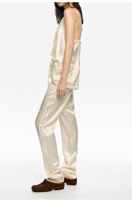 Bimba Y Lola Fitted Trousers In White
