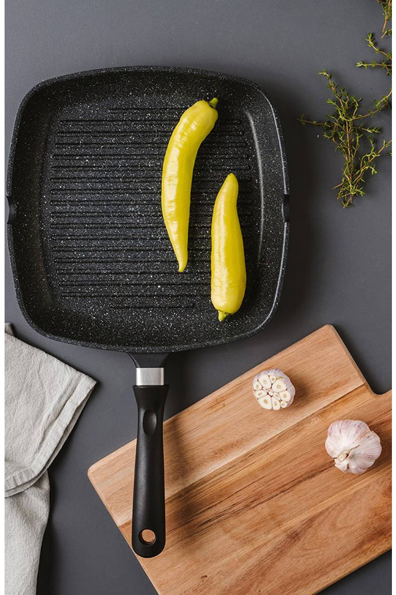 STONE™ 11" Grill Pan, Alternate, color, BLACK